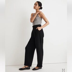🍂NWOT Madewell The Rosedale High-Rise Straight Pant in Crepe